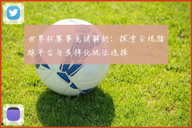 世界杯赛事竞猜解析：探索合规赌球平台与多样化玩法选择
